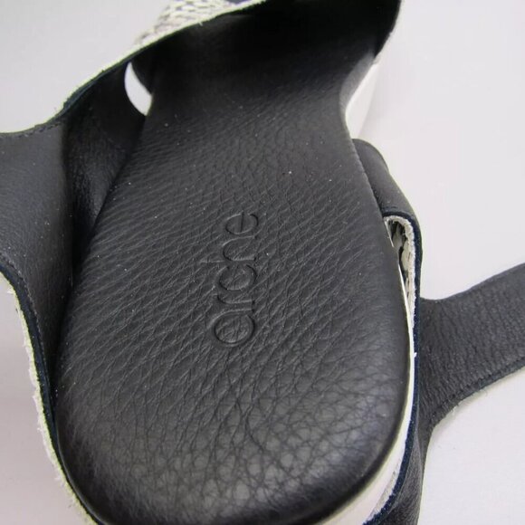 NEW ARCHE Womens Soqeto Sandals Wedge Hook & Loop Ankle Strap Cushioned Size 9 - Picture 6 of 12